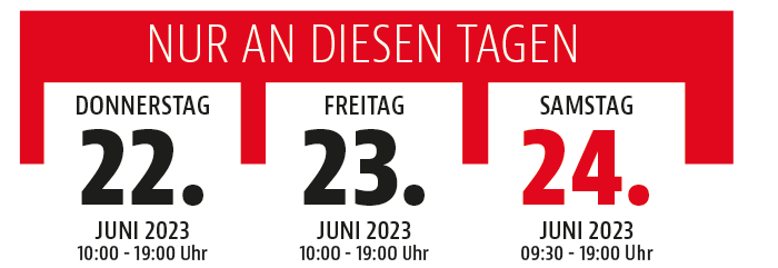 Küchen-Sonderverkauf bei Möbel Seifert in Achern. Nur vom 22. bis zum 24. Juni 2023.